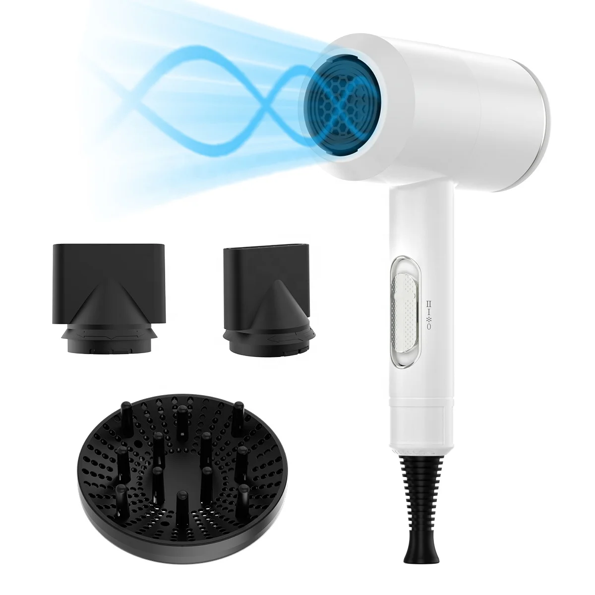 Wholesale 2000W Professional Salon Hair Dryer High-Blow Ionic Strong Wind AC Motor for Fast Drying Custom Logo for Hotels