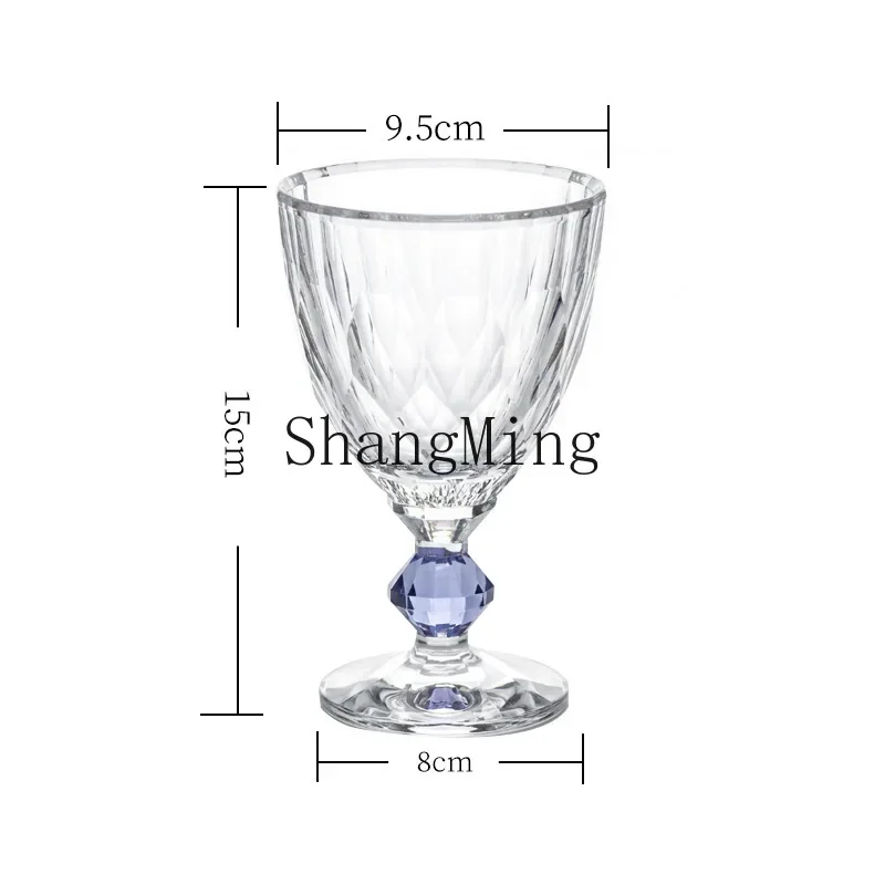 CLL light luxury high-grade lead-free crystal glass goblet niche champagne glass wine set 2