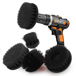 Black Screwdriver Drill Dry Cleaning Brush Set Cleaning Brushes Set Nozzle Brush Set Screwdriver Brush