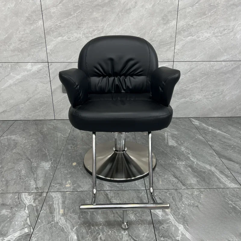 

Hair Salon Equipment Furniture Hairdressing Chaise De Coiffure Chairs Barber Chair with Wheels Sillas Professional Aesthetic