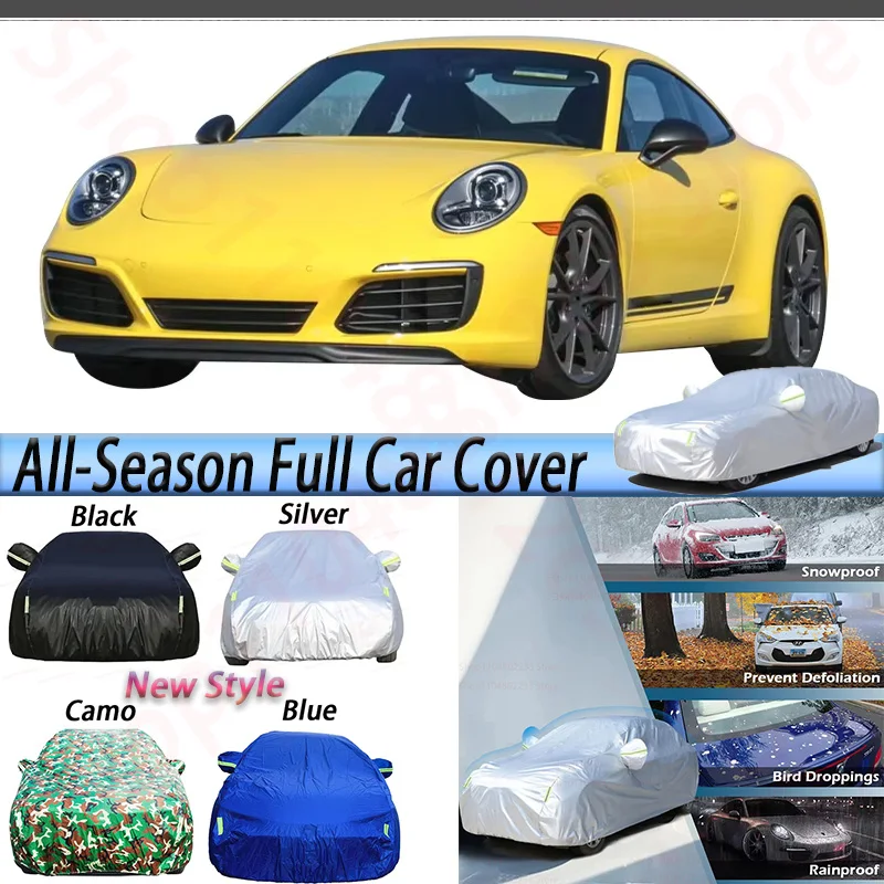 

Car Cover Waterproof Auto Outdoor Sun Shade Anti-UV Snow Rain Ice Prevent Cover For Porsche 911 Carrera 2011-2025