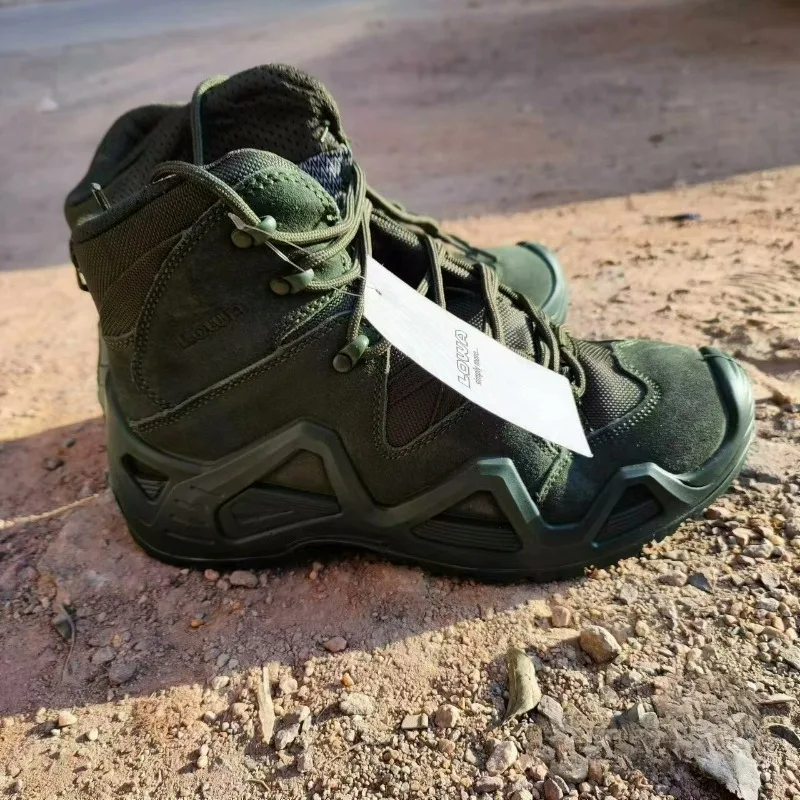 

Classic Brand Hiking Shoes For Men Khaki Black Sport Shoes Mens Outdoor Anti Slip Boots Man High Quality Climbing Shoes