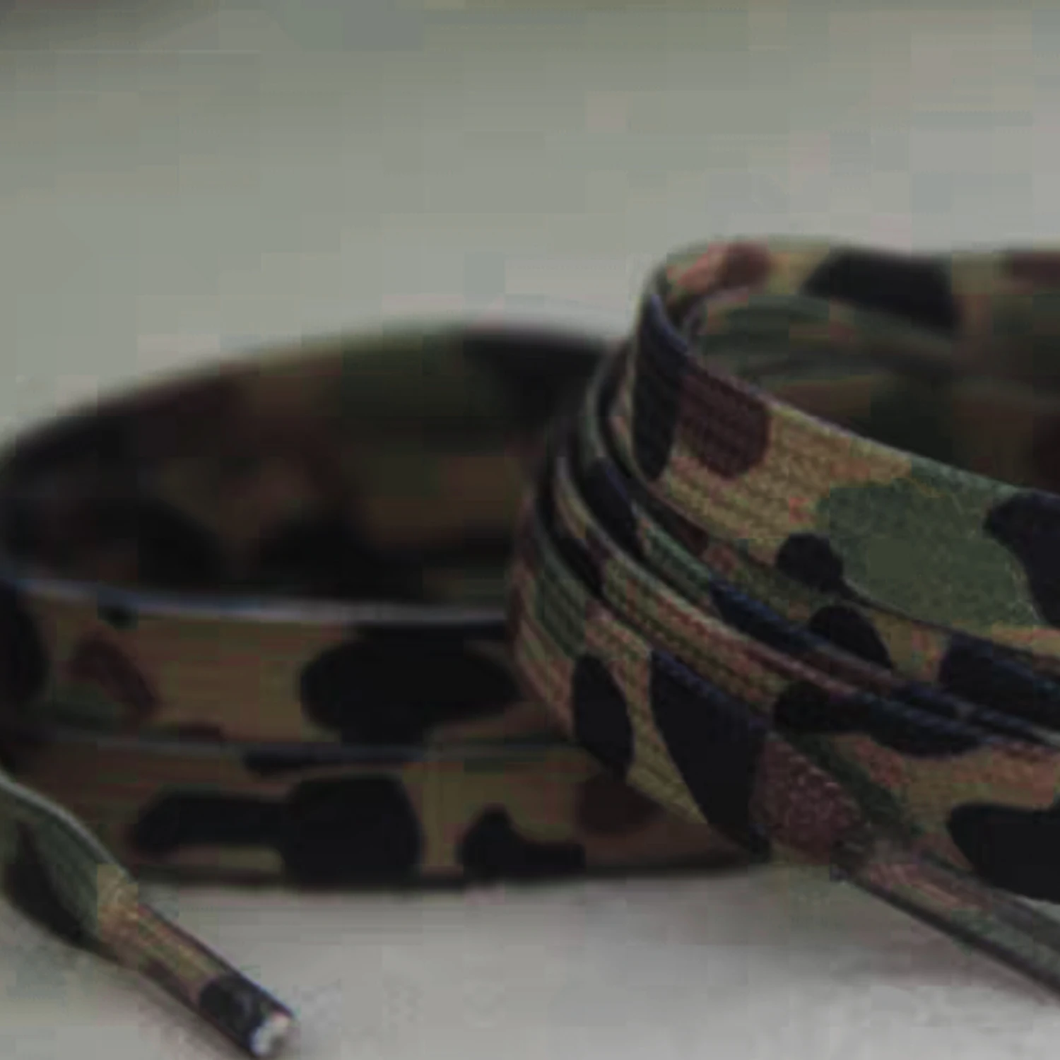 Trendy Camouflage Print Shoelaces Flats Shoelace for Sneakers Shoe Laces Woman Man Rope Laces Accessories