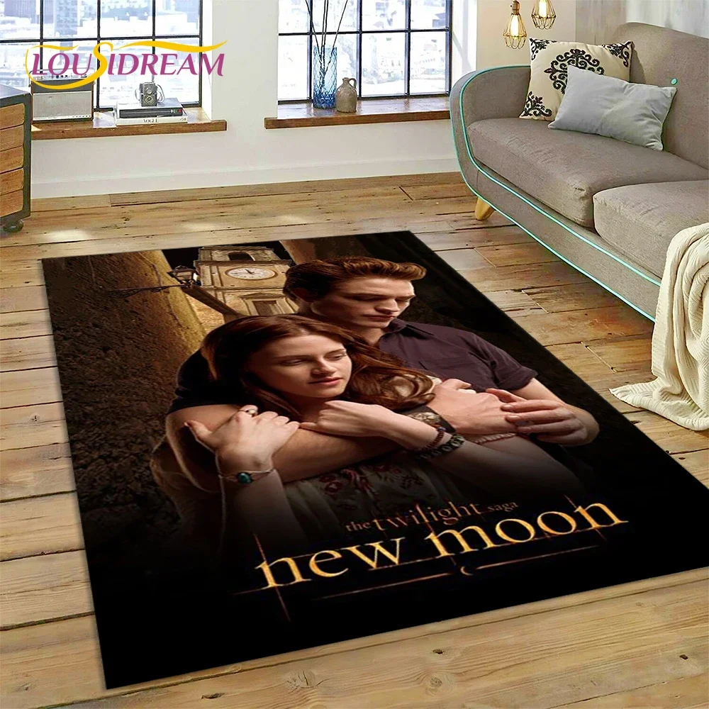 

The Twilight Saga Edward Bella Carpet Rug for Bedroom Living Room Home Sofa Decoration,Children Game Large Decor Floor Mat Gift