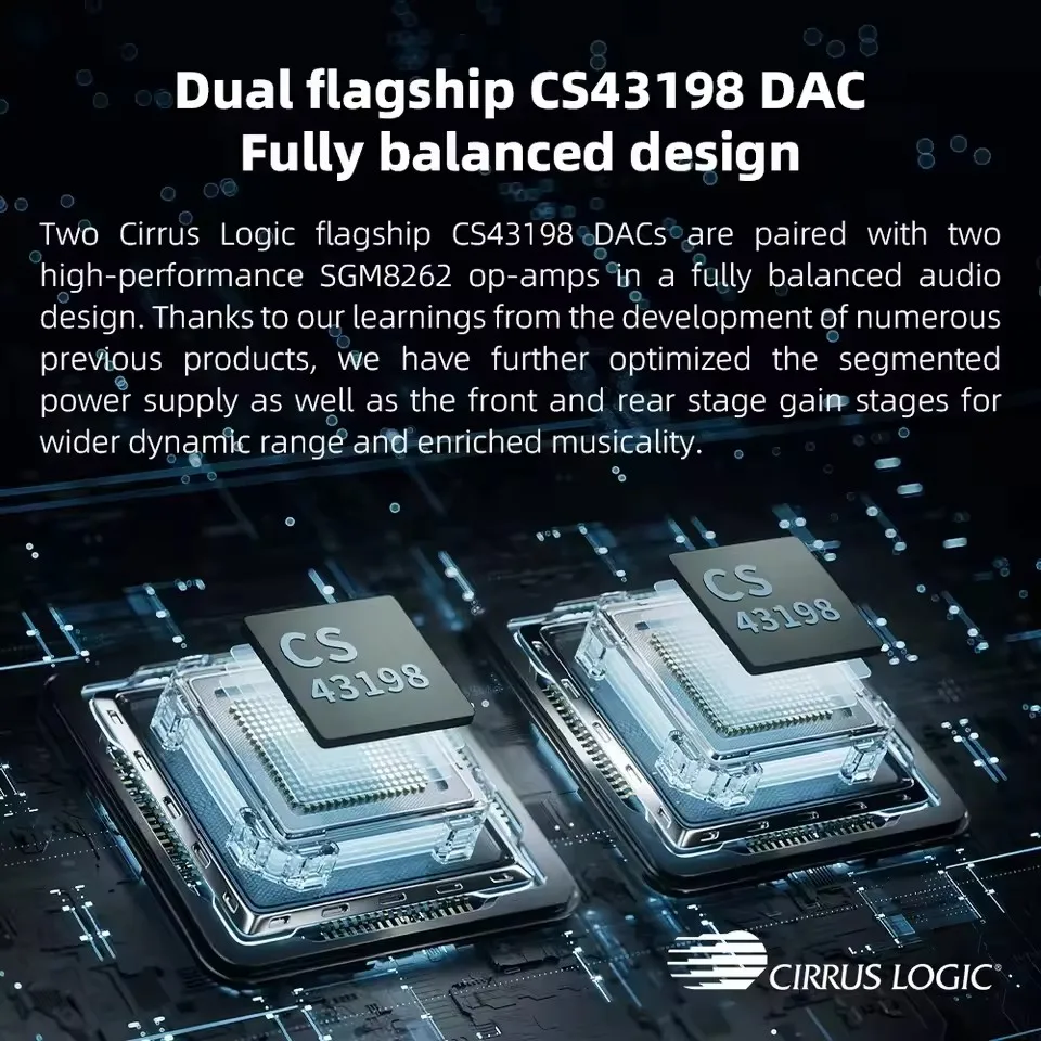 Fiio JM21 مشغل موسيقى محمول عالي الدقة HIFI جودة صوت مخصص مشغل MP3 عمر بطارية طويل بلوتوث واي فاي دعم SPDIF