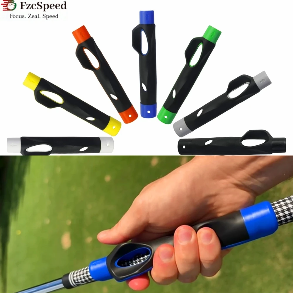 1pc Golf Club Hand Position Grip Trainer Non-slip Hollow Golf Training Aid Golfer Right Handed Swing Practice Corrector Device