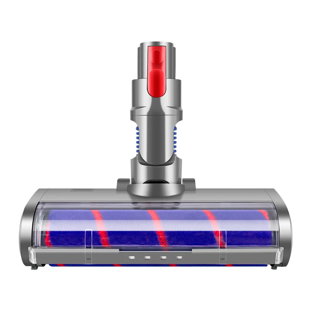 

E.LUO Floor Head Soft Roller Brush Compatible with Dyson V7 V8 V10 V11 V15 Vacuum Cleaners Parts Rotatable Brush Head