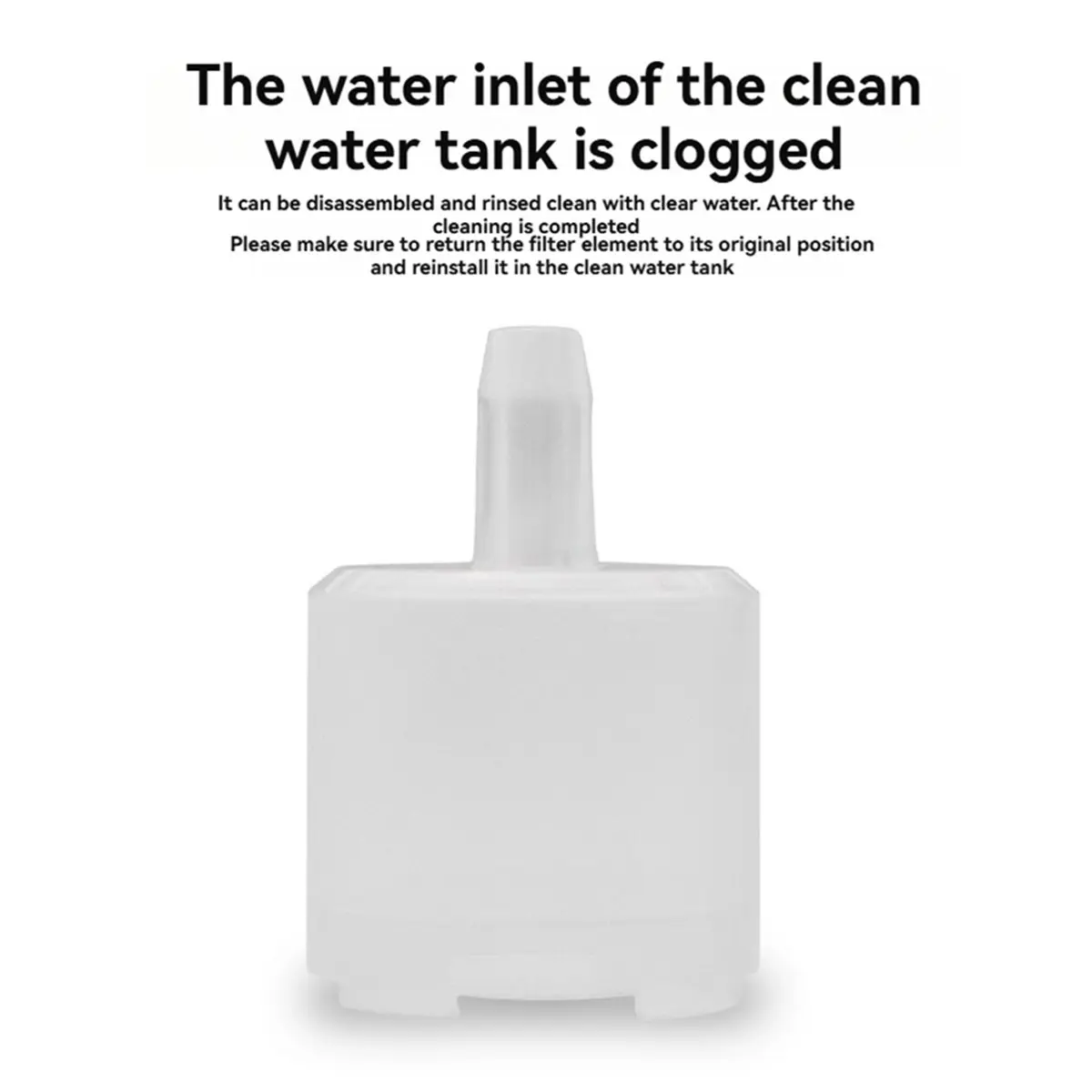 wilwill Clean Bucke Water Inlet Filter Silver Ion Antibacterial Module for DJI ROMO S/ROMO A/ROMO P Robot Vacuum Cleaner Parts