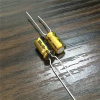 10Pcs/100Pcs 100uF 10V NICHICON Muse FG Fine Gold 6.3x11mm 10V100uF  Audio Capacitor HiFi DIY Copper Pins Non-magnetic