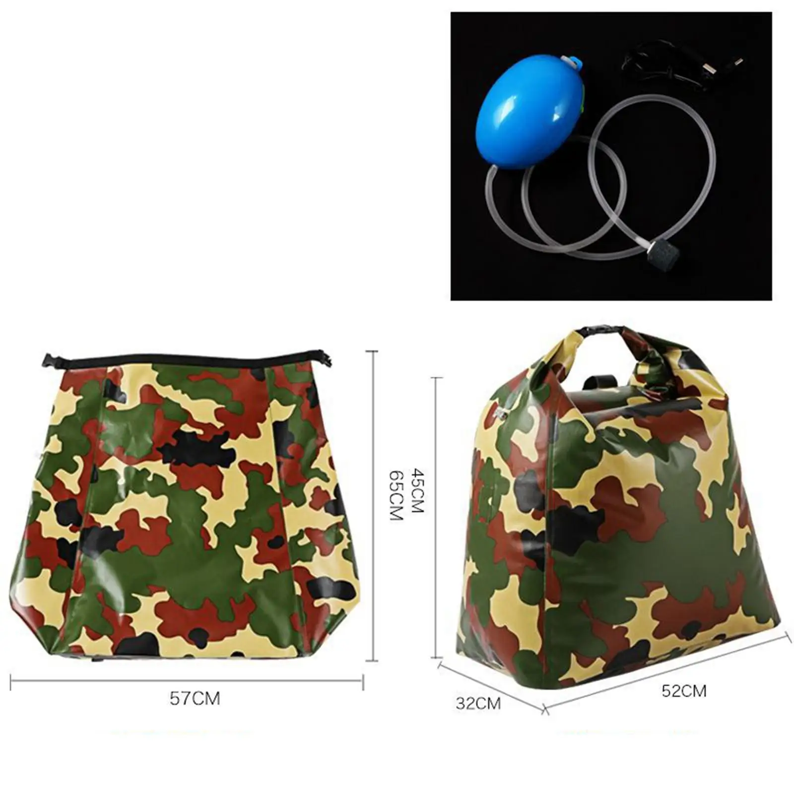 

Герметичная сумка для рыбы из ПВХ, сверхмощная складная сумка, рыболовное снаряжение для хранения и транспорта