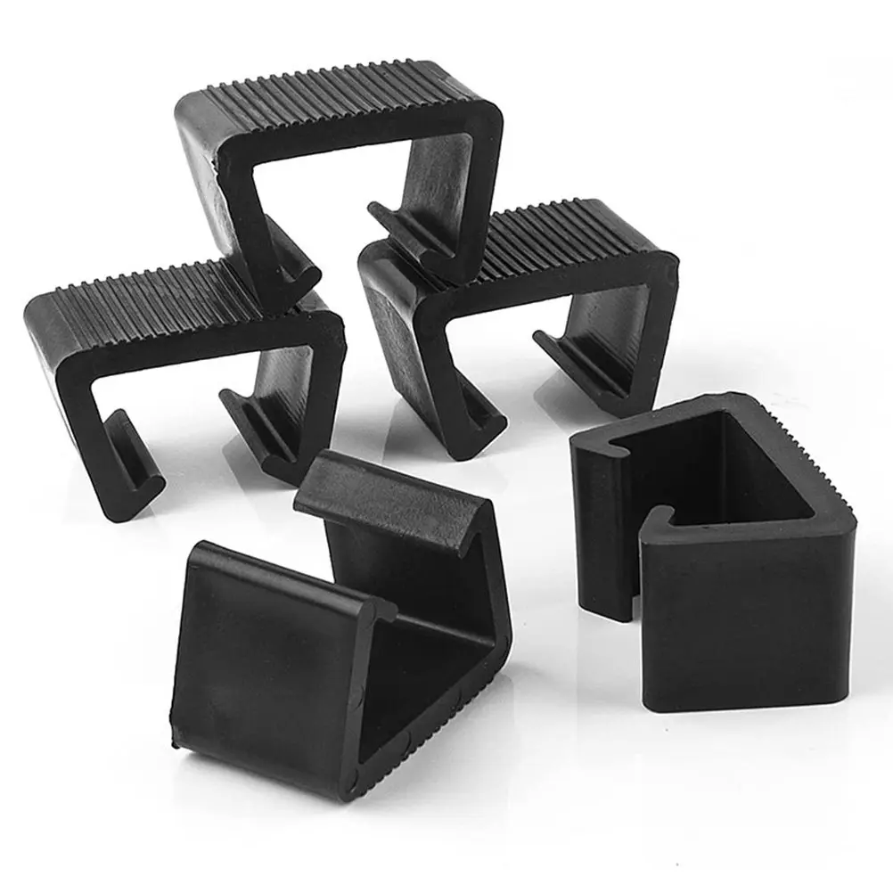 8pcs Heat-Resistant Plastic Sectional Sofa Fasteners for Outdoor Wicker Furniture & Chair Connectors