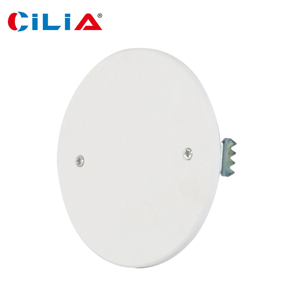CILIA 1pc Ronde aansluitdoosdeksel, sterk slijtvast, pc-materiaal, wit, 60 * 60 mm en 80 * 80 mm twee specificaties naar keuze