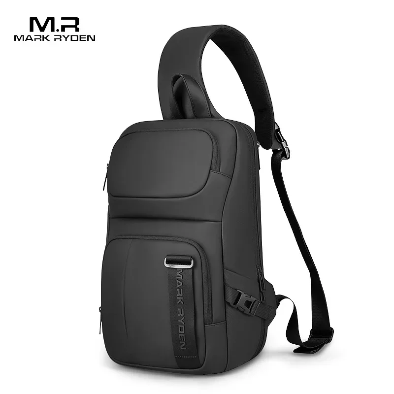 MARK RYDEN Large Capacity Cross Bag for Men Fits 13.3inch Laptop Shoulder Bag Husband Short Trip Chest Bag Pack