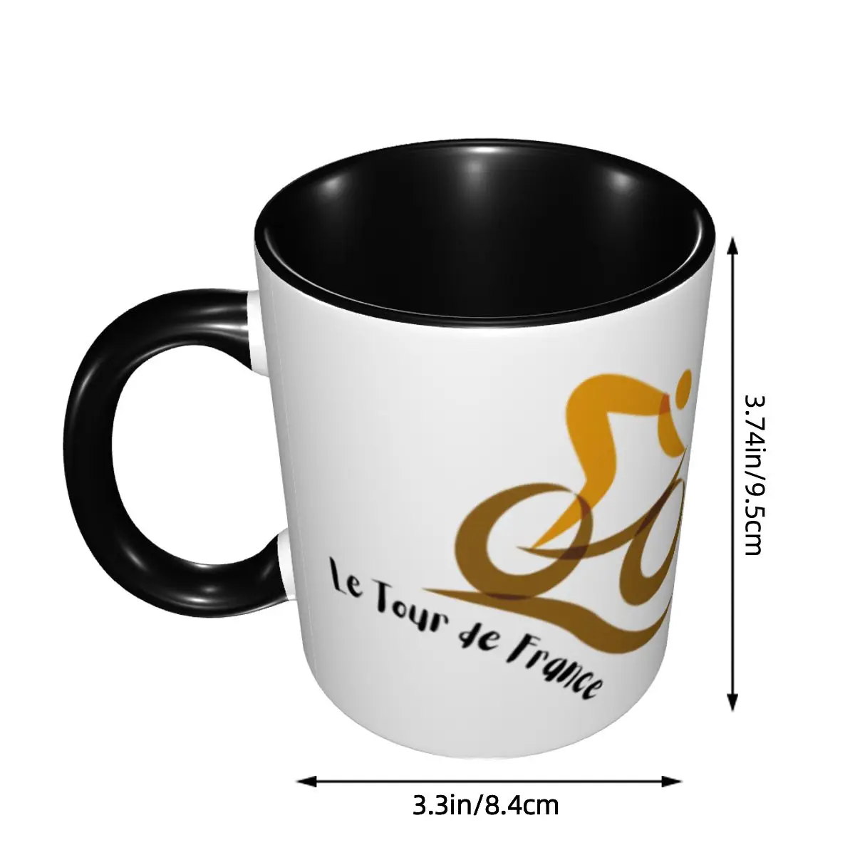 Personalized Tour De France Cycling Race Mug DIY Ceramic Milk Tea Coffee Cups