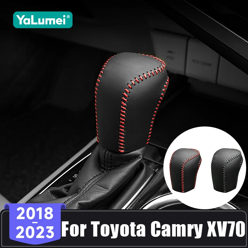 Für Toyota Camry XV70 70 2018 2019 2020 2021 2022 2023 Auto Getriebe Kopf Schaltknauf Abdeckung Kragen Handbremse Trim Abdeckung Zubehör