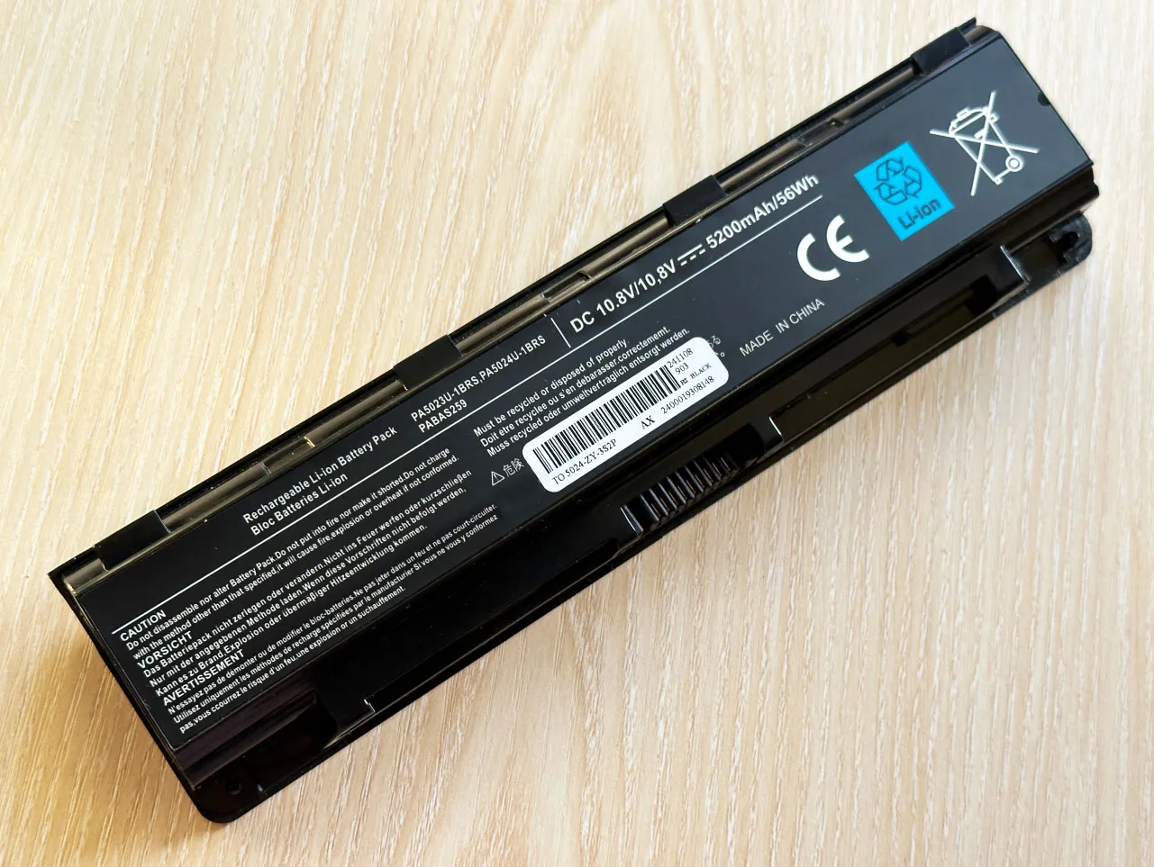 Laptop Battery for Toshiba Satellite PA5024U-1BRS 5024 5023 C850 C855D PA5023U-1BRS PA5024 PA5023 PA5024U Notebook