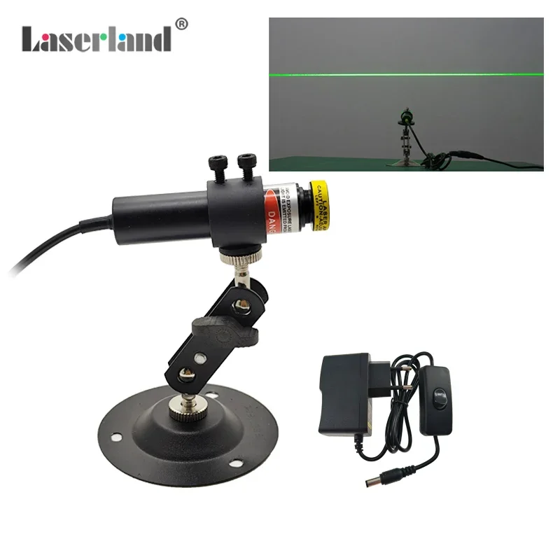 Imagem -02 - Módulo Laser de Linha Verde 520nm para Alinhamento de Corte de Serragem de Madeira de Pedra