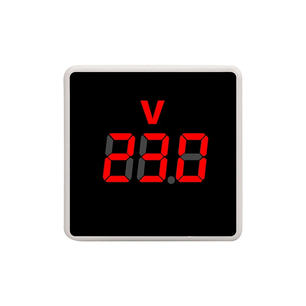 New EU Plug LCD Digital AC Voltmeter Electrical Voltage Meter Mini Multi-meters Panel Indicator Light Instruments Meters Monitor