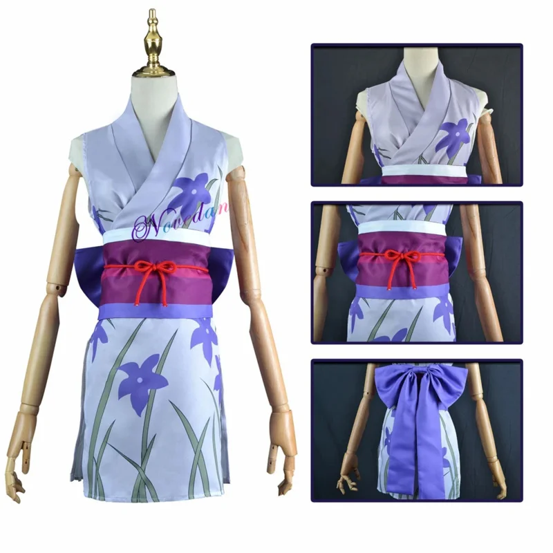 ☆ ☆ A 2025 Anime Miss Allsunday Nico Robin Costume Cosplay Donna Kimono Abito Parrucca Onigashima Outfit Halloween Party C Nuovo s5g7epp ❤