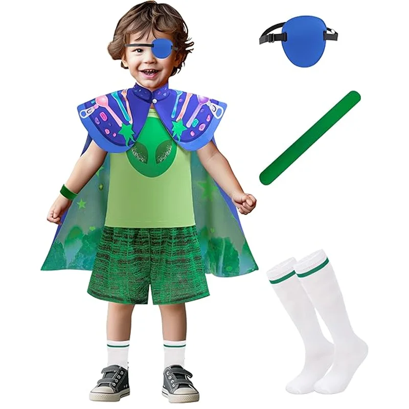 

Boys Movie Earth Commissioner Elio Cosplay Costume Set For Kids Birthday Party Performance Halloween Carnival Dress Up Outfit