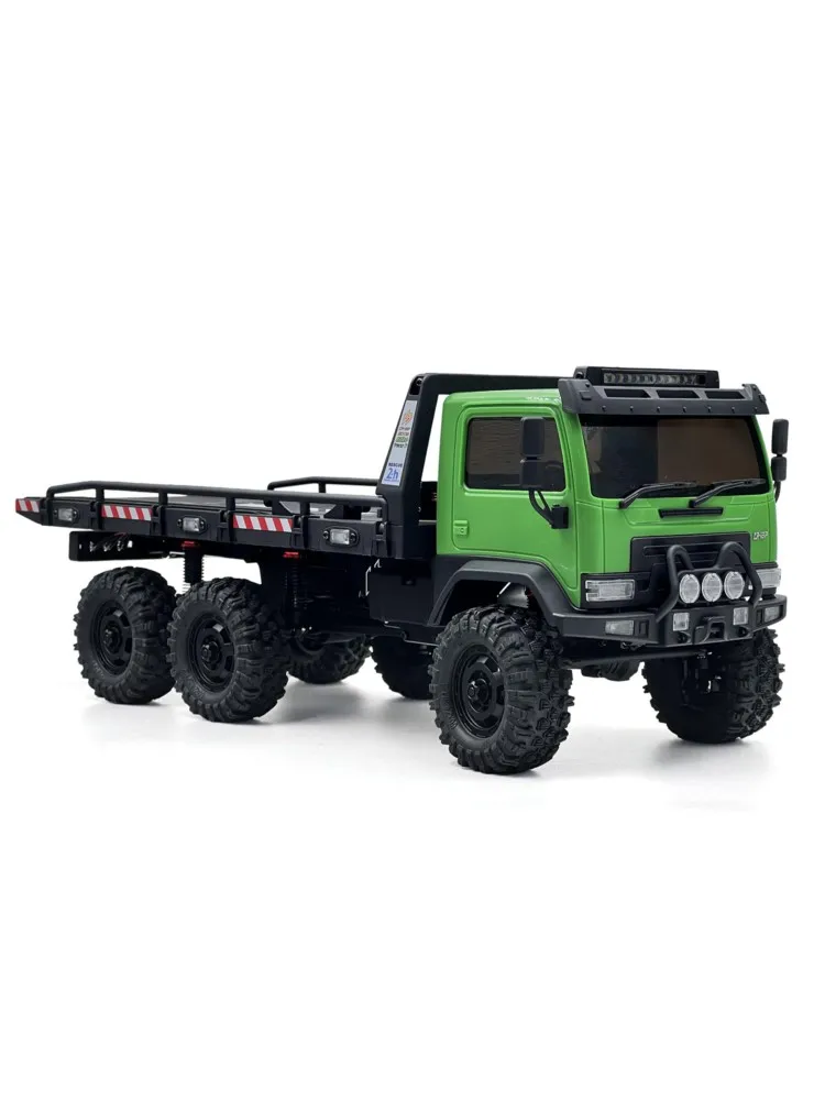 EU-Lagerbestand 6*6 1/18 CR18P RC Offroad-Fahrzeug Ferngesteuertes Auto Elektro-Modell-LKW mit Lichtsystem Flysky Funksteuerung Spielzeug
