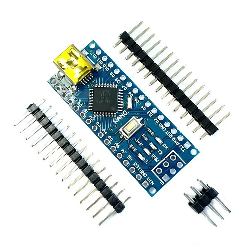 

Nano Atmega168 controller compatible for arduino nano Atmega168PA-AU CH340 CH340C replace CH340G USB driver NEW