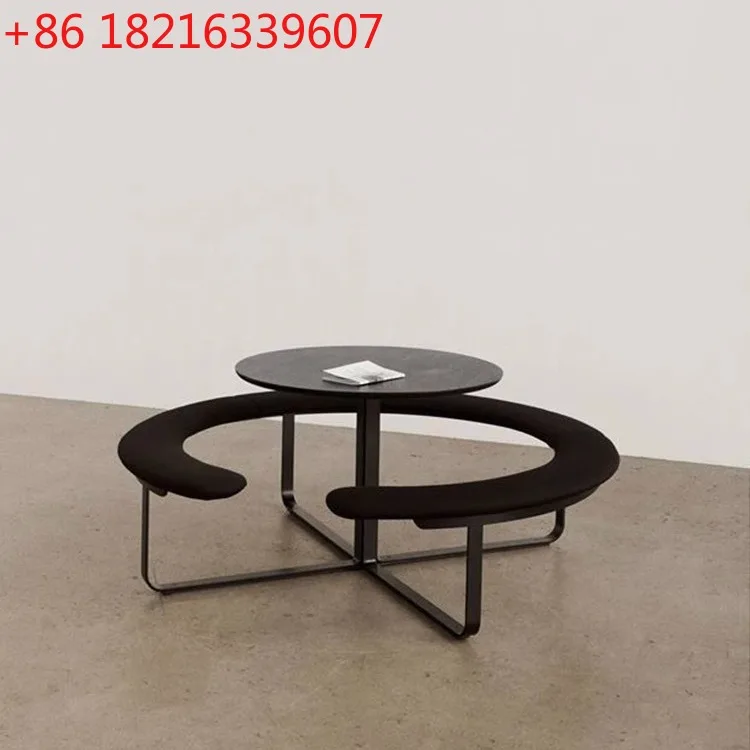 YAO indoor and outdoor one-piece table and chairs integrated combination round bar bar counter casual high sense