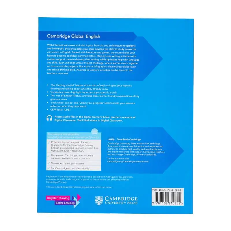 Cambridge Global English Learners Libro 6 con acceso digital 1 año para Cambridge Primary English como segundo idioma