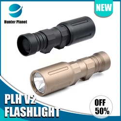 PLHv2-Tactical lanterna LED para arma, escoteiro branco, alta potência, luz metálica, acessórios de caça, 1000 lumens