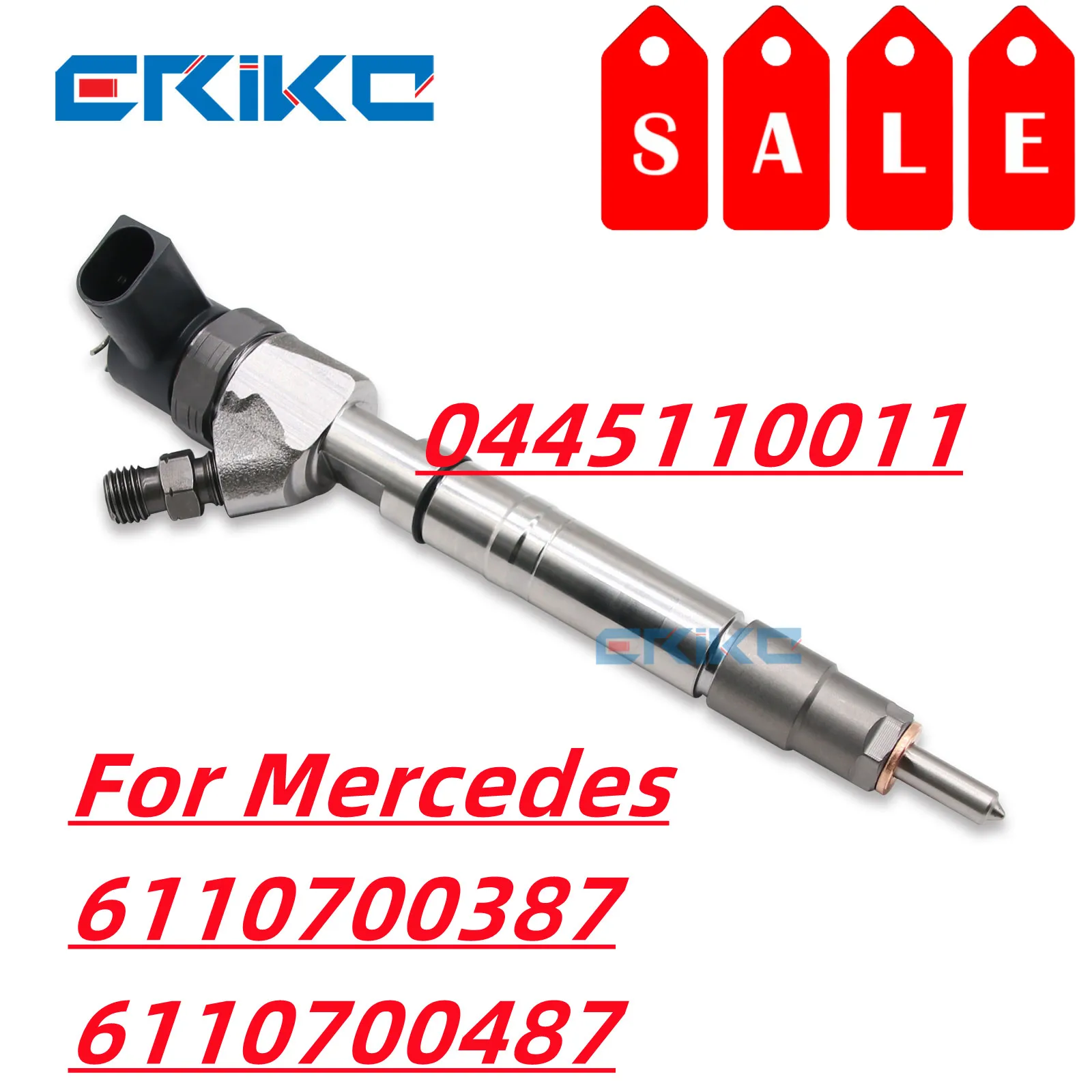 0445110011 New Diesel Fuel Injector 0 445 110 011 A6110700387 A6110700487 For Mercedes 6110700387 6110700487 0445 110 011