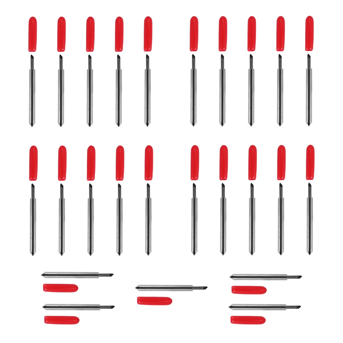25 Stuks 45 Graden voor Roland Snijplotter Vinyl Cutter Mes Blade Hoge Hardheid Wolfraamcarbide Machine Tool ZJY