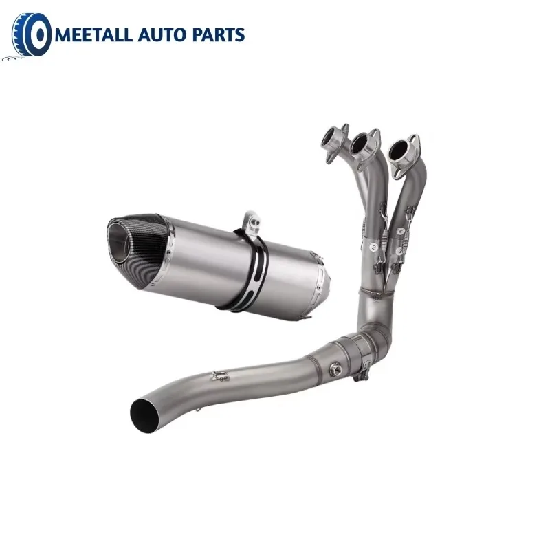 

2025 New Style Motorcycle Full System Exhaust Muffler Escape 51MM Middle Pipe New Condition