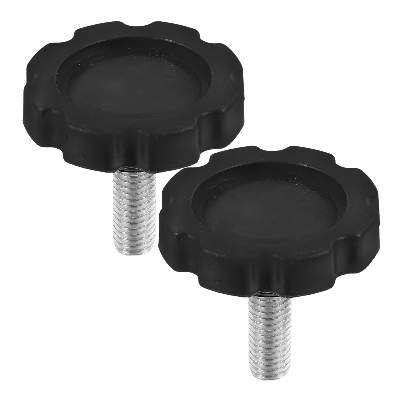 

2 Pcs Patio Umbrella Foot Screws Parasol Base Pole Inserts Part Accessories Black