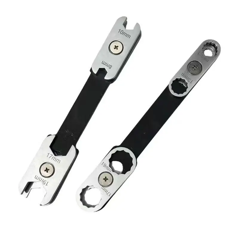 

Suitable for 360 Degree Rotatable Adjustable Eight in One Wrench, Plum Blossom Dual-purpose Open-end Wrench