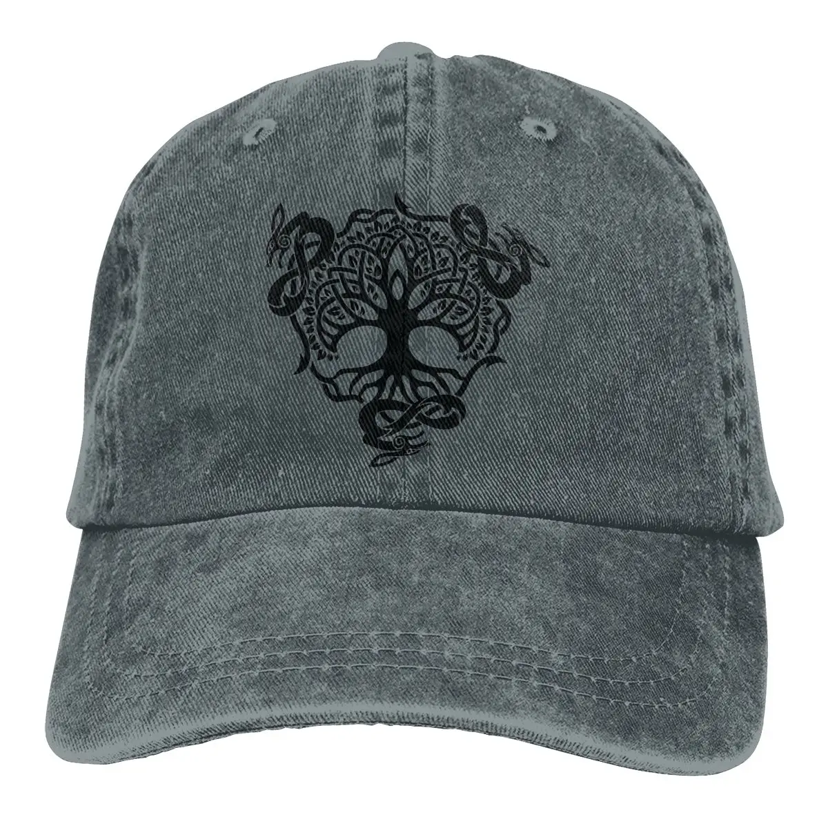 Midgard Yggdrasil Black Vikings Baseball Cap Men Vikings Caps colors Women Summer Snapback Caps