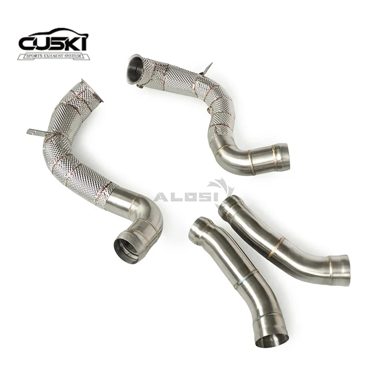 

Suitable for Mercedes Benz C63 C63S AMG W205 4.0T 2015-2020 Automotive Exhaust Modification Stainless Steel Exhaust Downpipe