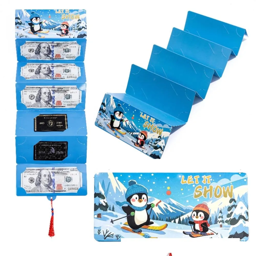 

Санта-Клаус, рождественский подарочный конверт, рождественская елка с 10-слотами, рождественский держатель для денег, рождественский сюрприз, вечеринка, копилка