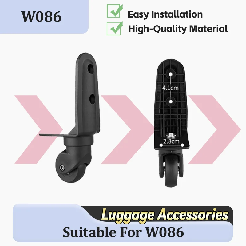 

For W086 High-Temperature Resistant Luggage Case Swivel Wheel Replacement Parts + Wear-Resistant Material