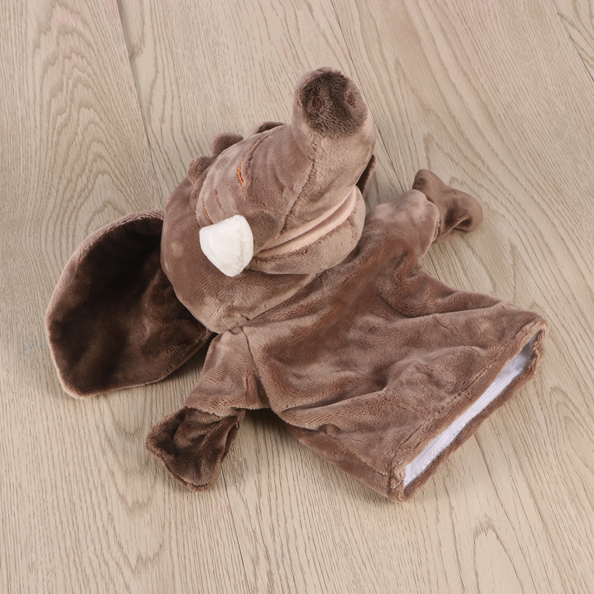 Zwierzę H Pacynka Słoń Kreskówka Zoo Pacynki Zabawki Miękkie Bez Płci Dzieci Zabawa Wyobraźnia Interaktywny Rodzic