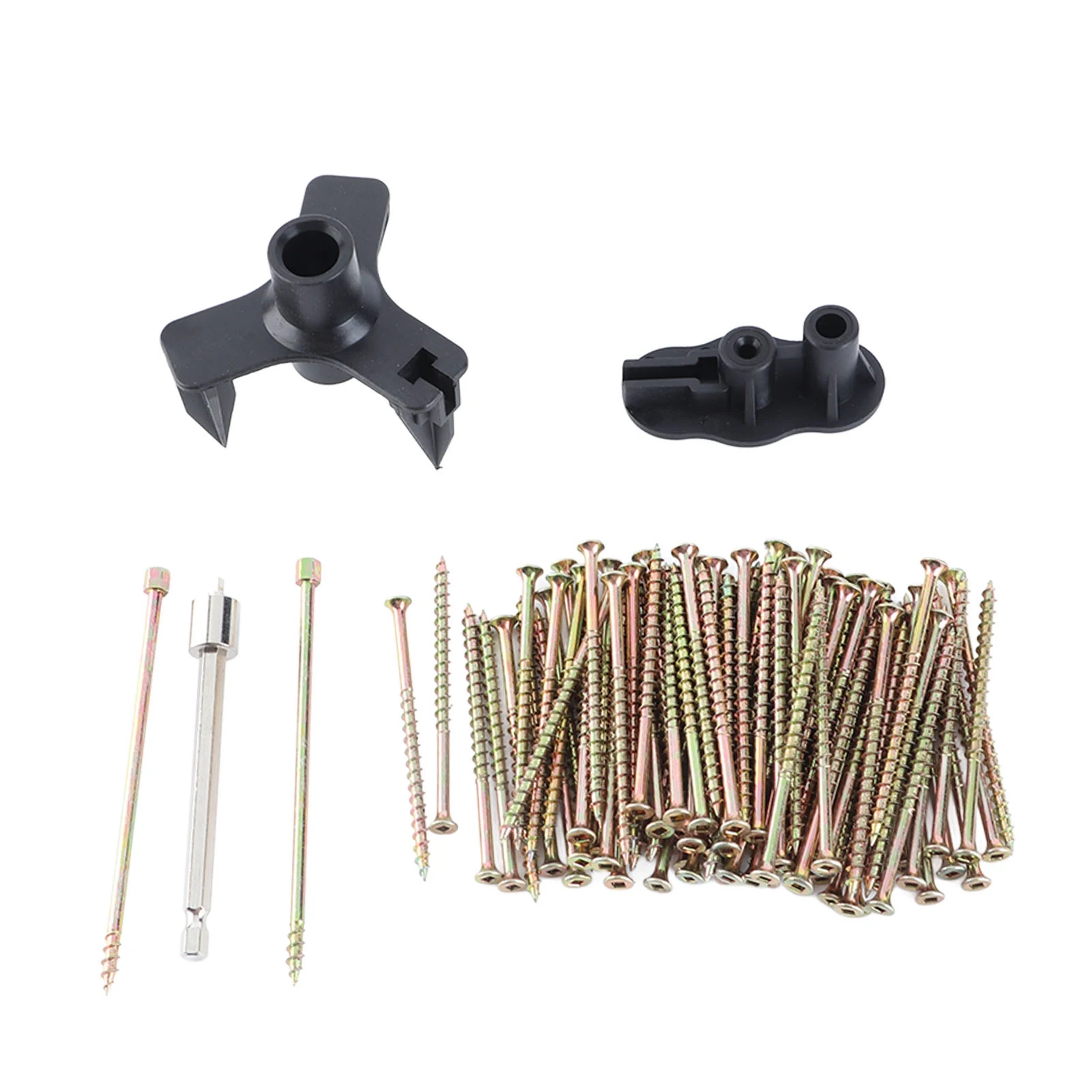 

Набор для ремонта пола: устранение скрипа под ковровым покрытием, материалы для деревообрабатывающих работ с 5 инструментами и 50 шурупами