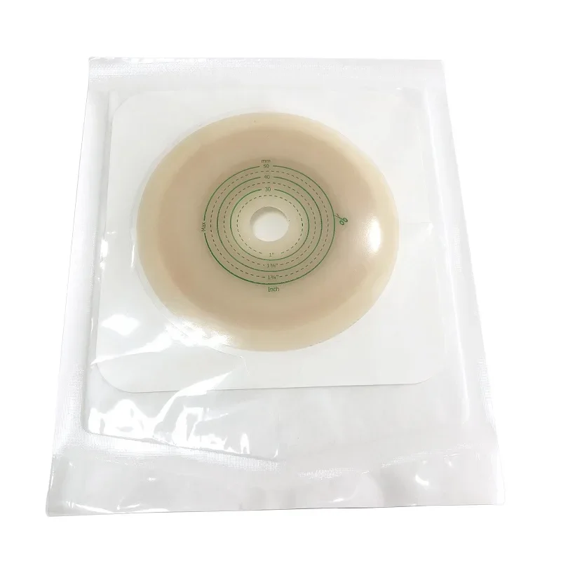 New Product ostomy drainable partners 60mm Stoma Clip-in Type Disposable Ostomy Bag Set