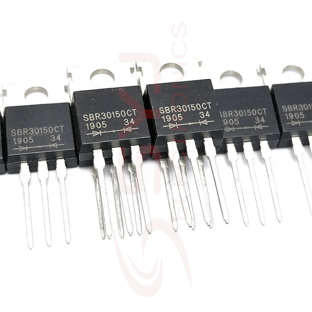 5PCS SBR30150CT 150V 15A FCP9N60N 600V 9A SSP6N60 600V 6A FDP10N60NZ 600V 10A V20100C 100V 18A C3178 2SC3178 850V 2A TO-220