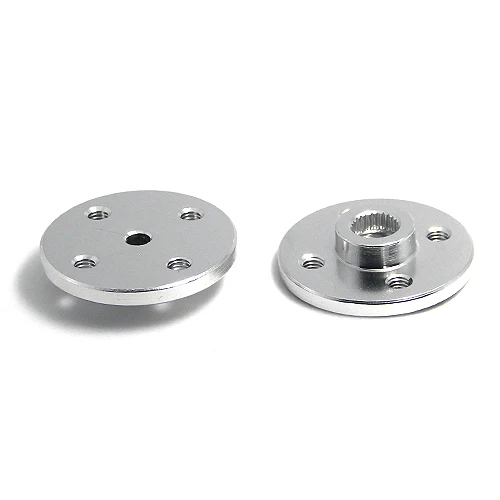 แขนเซอร์โวโลหะแบบกำหนดเองจาก Feetech ผลิตด้วยเครื่อง CNC จำนวน 2 ชิ้น สำหรับ Hite C Fut Aba-สำหรับเครื่องบินบังคับวิทยุที่ใช้พลังงานจากแบตเตอรี่