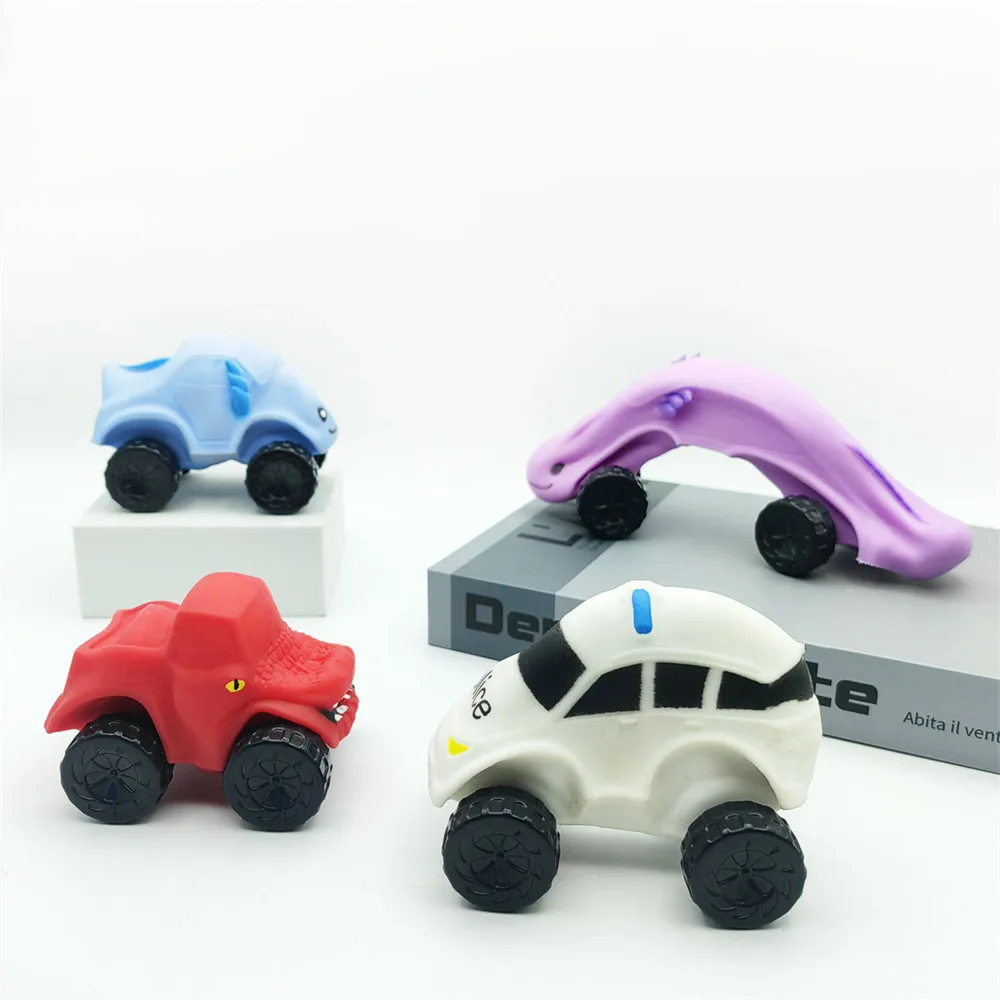 Deformed Toy Car Cute Expandable Car Toy Pinch and Pressable Slow Rebound Car Toy Squeeze Stress Relief Toy for Adults Kids