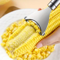 1pcs/kitchen corn peeling stainless steel corn planer household corn peeling manual fresh corn thresher