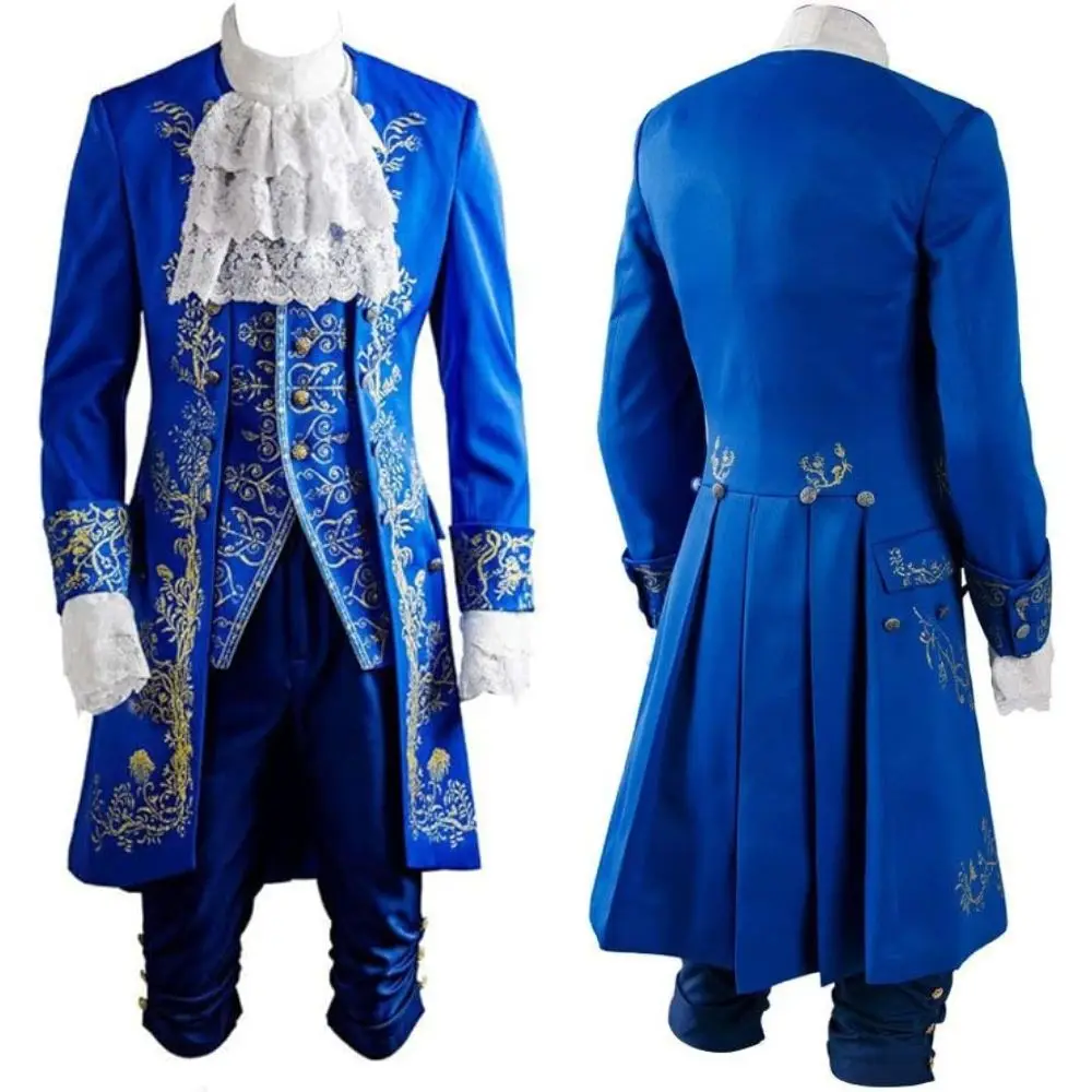 Principe Bestia Cosplay Fantasia Film Bellezza Cosplay La Bestia Costume Travestimento per Uomini Adulti Uniforme Abiti di Carnevale di Halloween