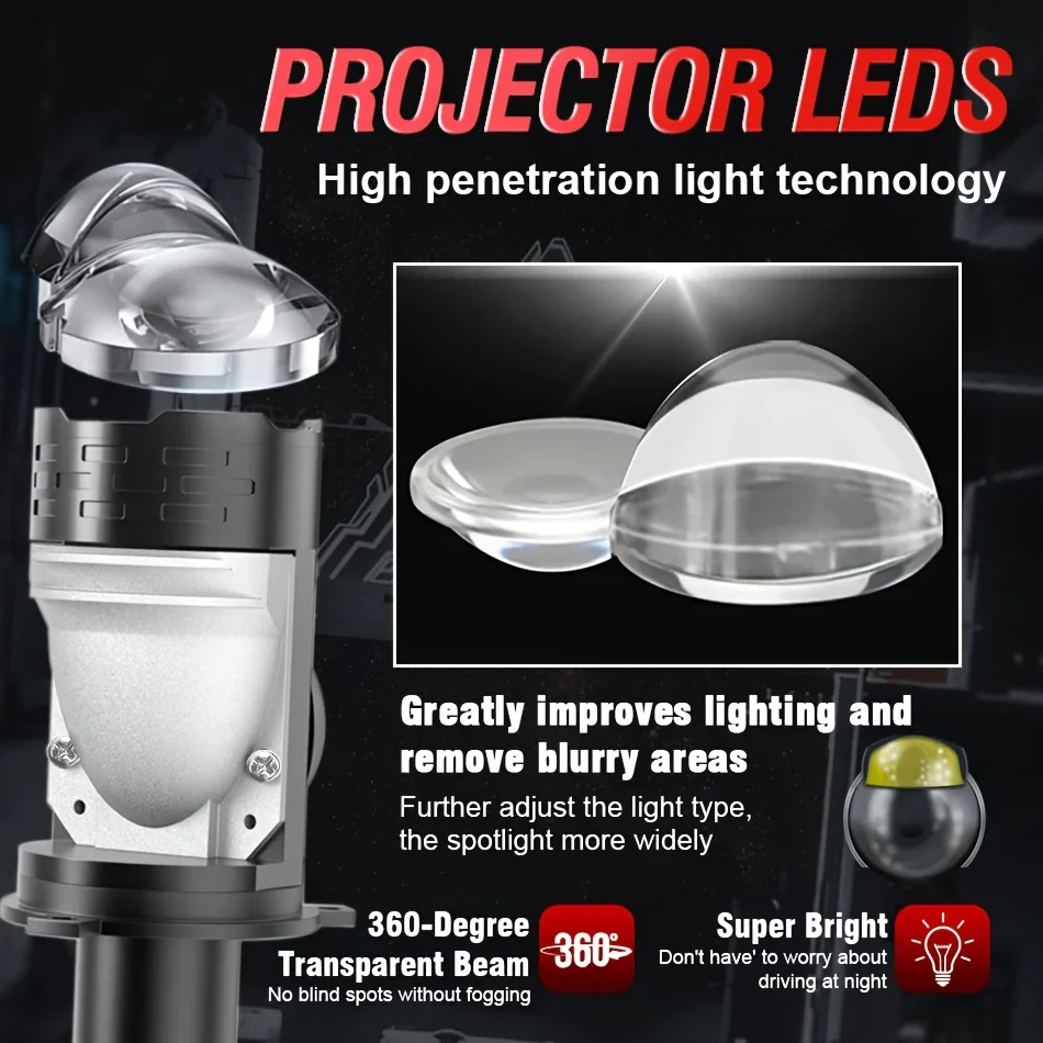 Heyword 1PC/2PCS suitable for cars and motorcycles H4 bulbs with high and low beam functions,