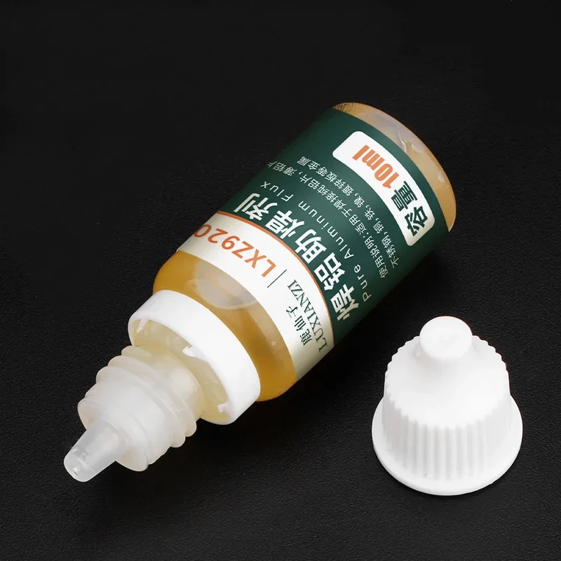 

10ml/Bottle No-clean Liquid Flux Safe Welding Soldering Tool Advanced Quick Welding Oil for Pure Aluminum/Stainless Steel/Copper