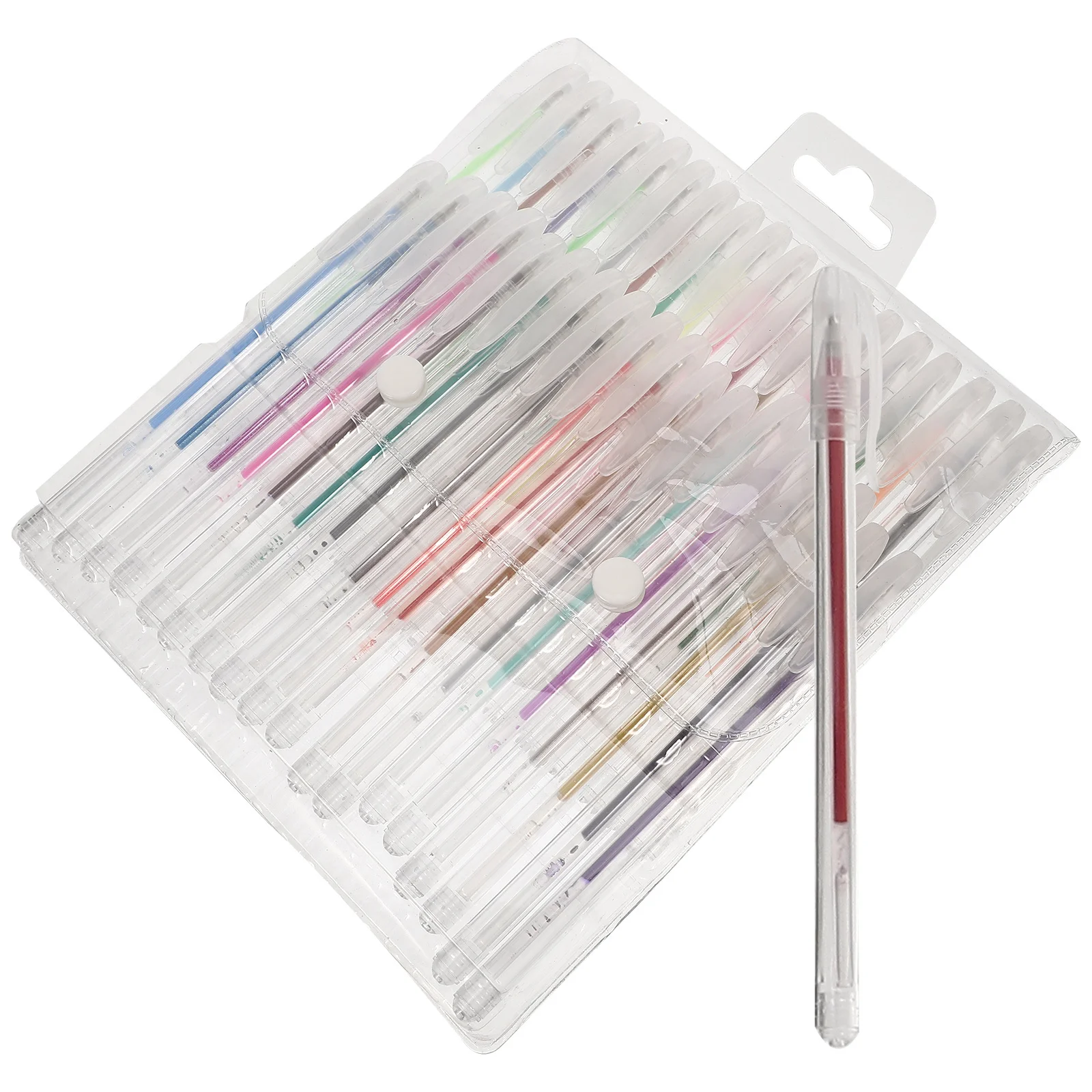 36 قطعة من أقلام الرسم الملونة، تصميم مدمج خفيف الوزن، سهل الحمل، مثالي لعلامة المشروعات الفنية للمدرسة والمكتب والمنزل