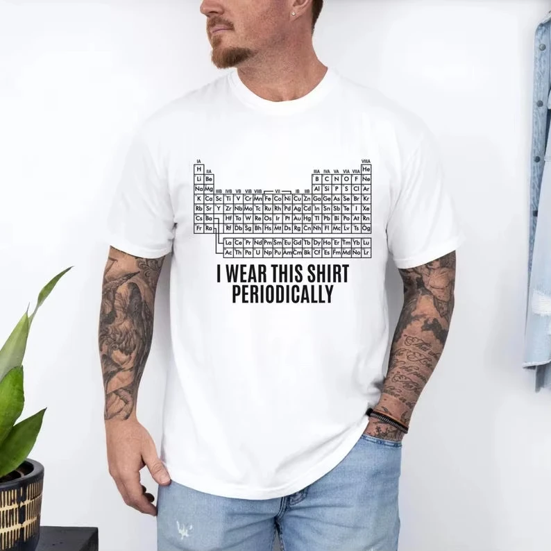 Dr Grace's Periodic Table Shirt Project Hail Mary Tshirt Jazz Hands I Wear This Shirt Periodically Funny Amaze Graphic T Shirts